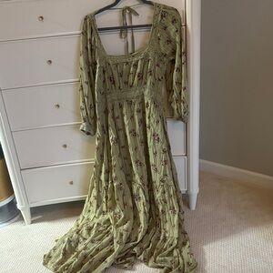 Morning Meadows Free People Maxi Dress